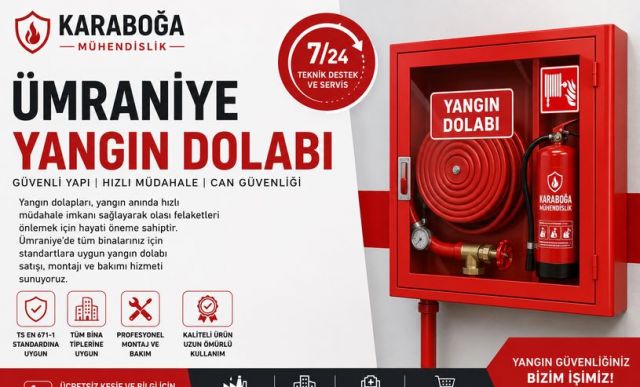 Ümraniye Yangın Dolabı İmalatı ve Satışı | Karaboğa Mühendislik