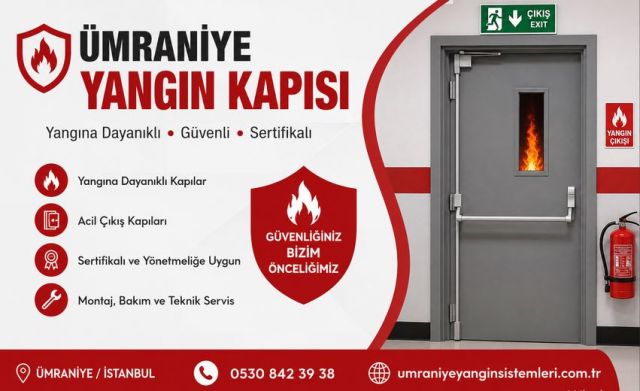 Ümraniye Yangın Kapısı İmalatı ve Montajı | Karaboğa Mühendislik