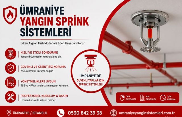 Ümraniye Yangın Söndürme Sistemleri | Karaboğa Mühendislik
